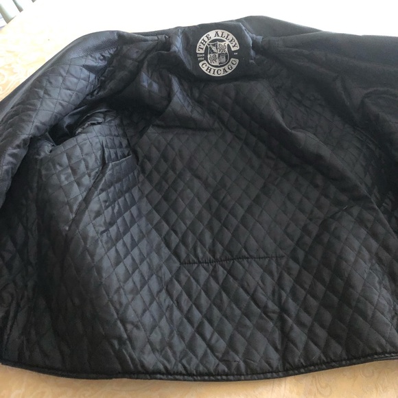 NWOT The Alley Leather Motorcycle Jacket - Picture 6 of 6